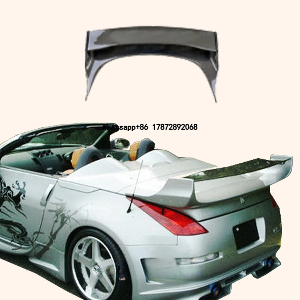 Z33 2003-08 350Z (Convertible Only) Carbon Fiber Rear Wing & VRS Style Trunk Spoiler Car Spoilers
Z33 2003-08 350Z (Convertible Only) Carbon Fiber Rear Wing & VRS Style Trunk Spoiler Car Spoilers