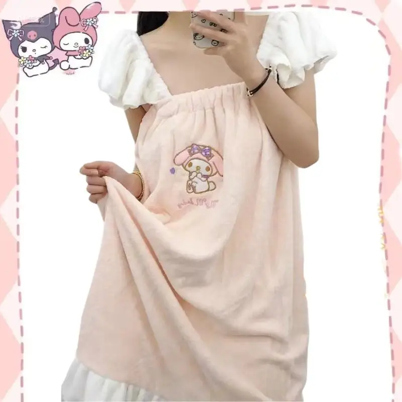 Sanrio Summer Bath Skirt My Melody Kawaii Absorbent Sling Comfortable Loose Soft Sweet Fashion Cartoon Home High End Gifts
Sanrio Summer Bath Skirt My Melody Kawaii Absorbent Sling Comfortable Loose Soft Sweet Fashion Cartoon Home High End Gifts