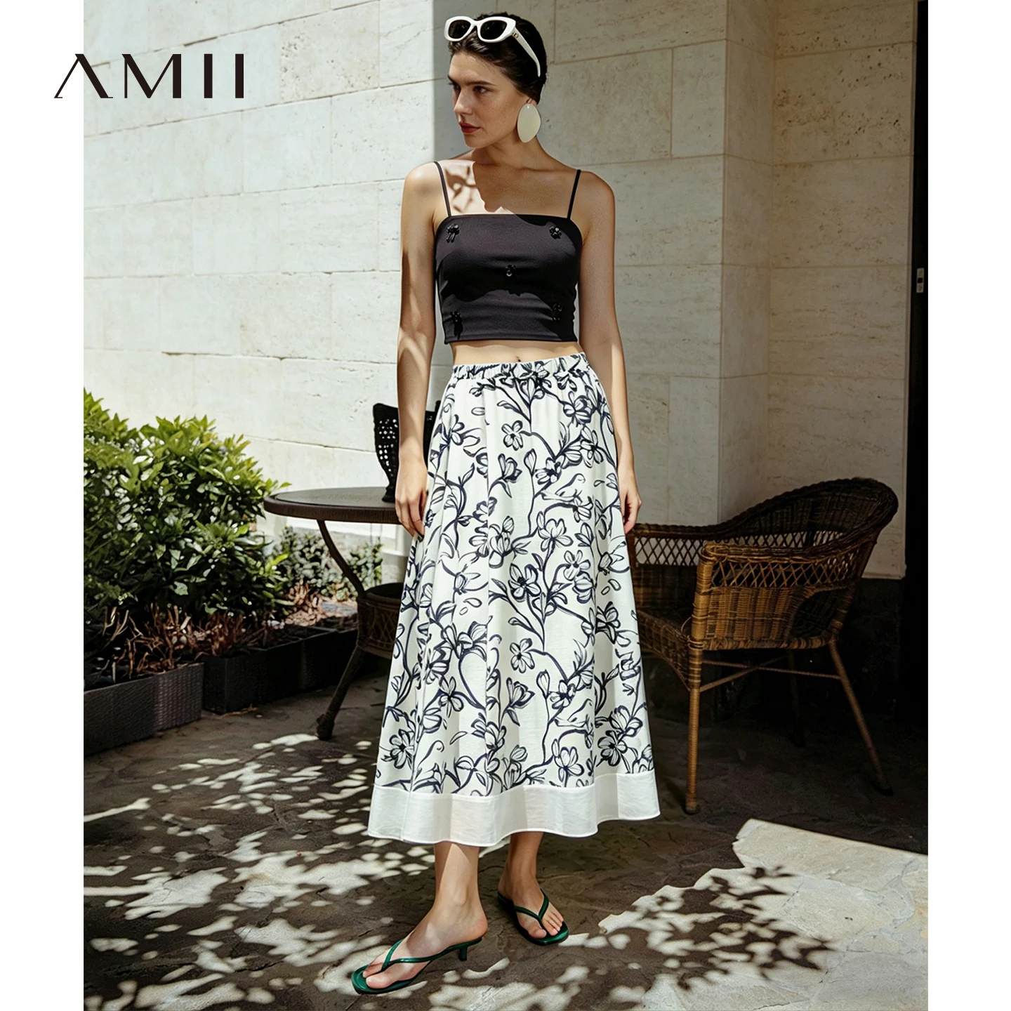 Amii Women's Long Skirt 2026 Summer New Color Block Patchwork Resort Style Casual Elastic Waist Printed Skirt For Women 12622175
Amii Women's Long Skirt 2026 Summer New Color Block Patchwork Resort Style Casual Elastic Waist Printed Skirt For Women 12622175