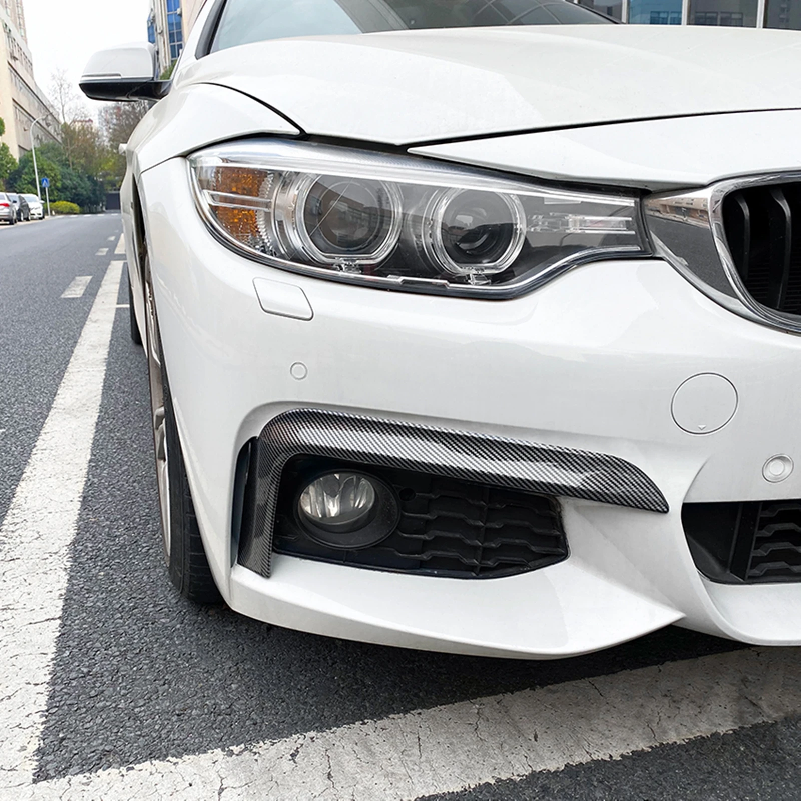 Car Front Bumper Lip Side Air Vent Fog Lamp Cover Trim Wind Blade Splitter For BMW 4 Series F32 F33 F36 435i M Sport 2014-2020
Car Front Bumper Lip Side Air Vent Fog Lamp Cover Trim Wind Blade Splitter For BMW 4 Series F32 F33 F36 435i M Sport 2014-2020