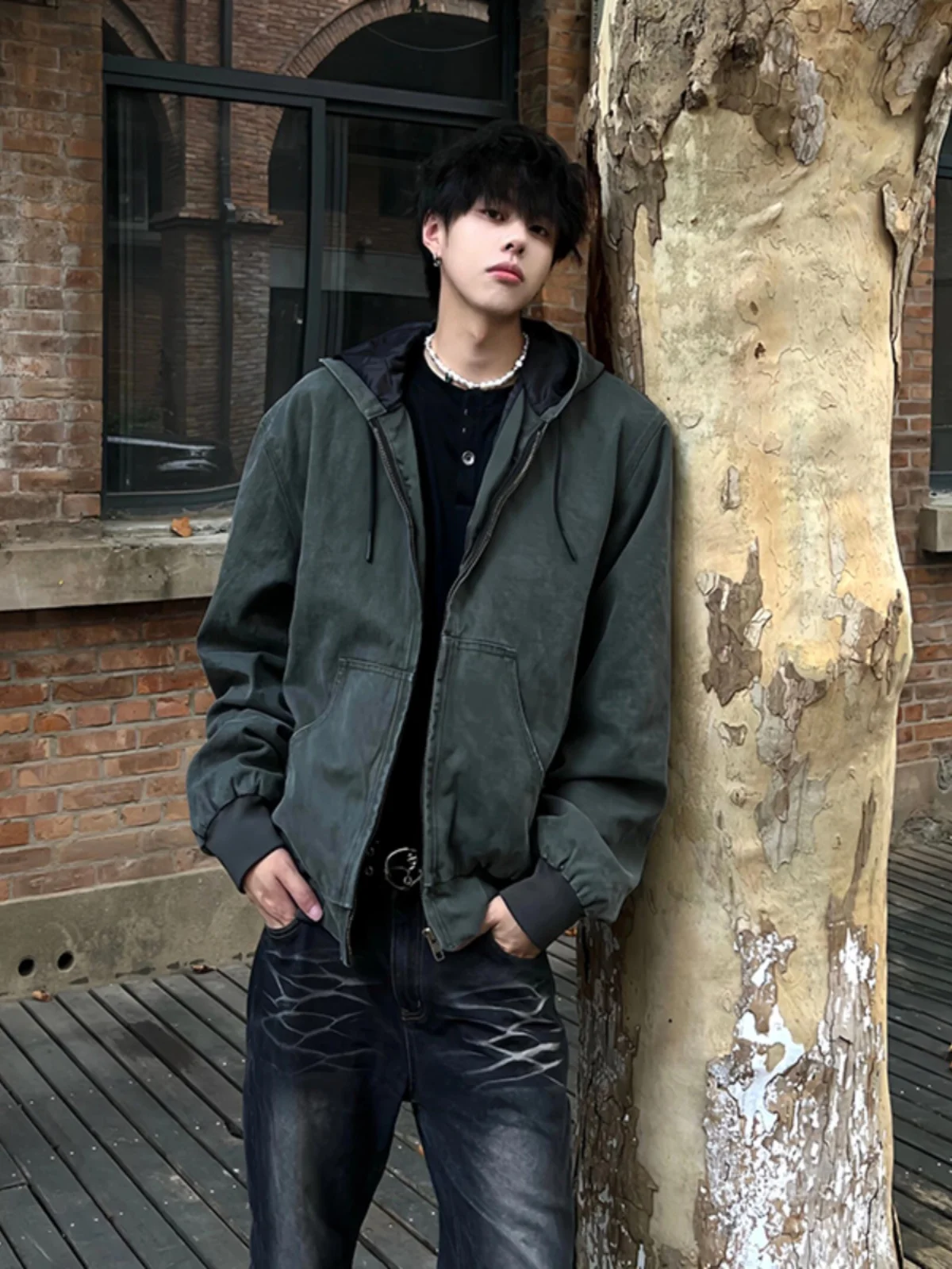 Американская ретро-куртка-худи Harrington для мужчин: осенне-зимняя, элегантная, премиум-класса, в стиле Detroit Workwear
Американская ретро-куртка-худи Harrington для мужчин: осенне-зимняя, элегантная, премиум-класса, в стиле Detroit Workwear