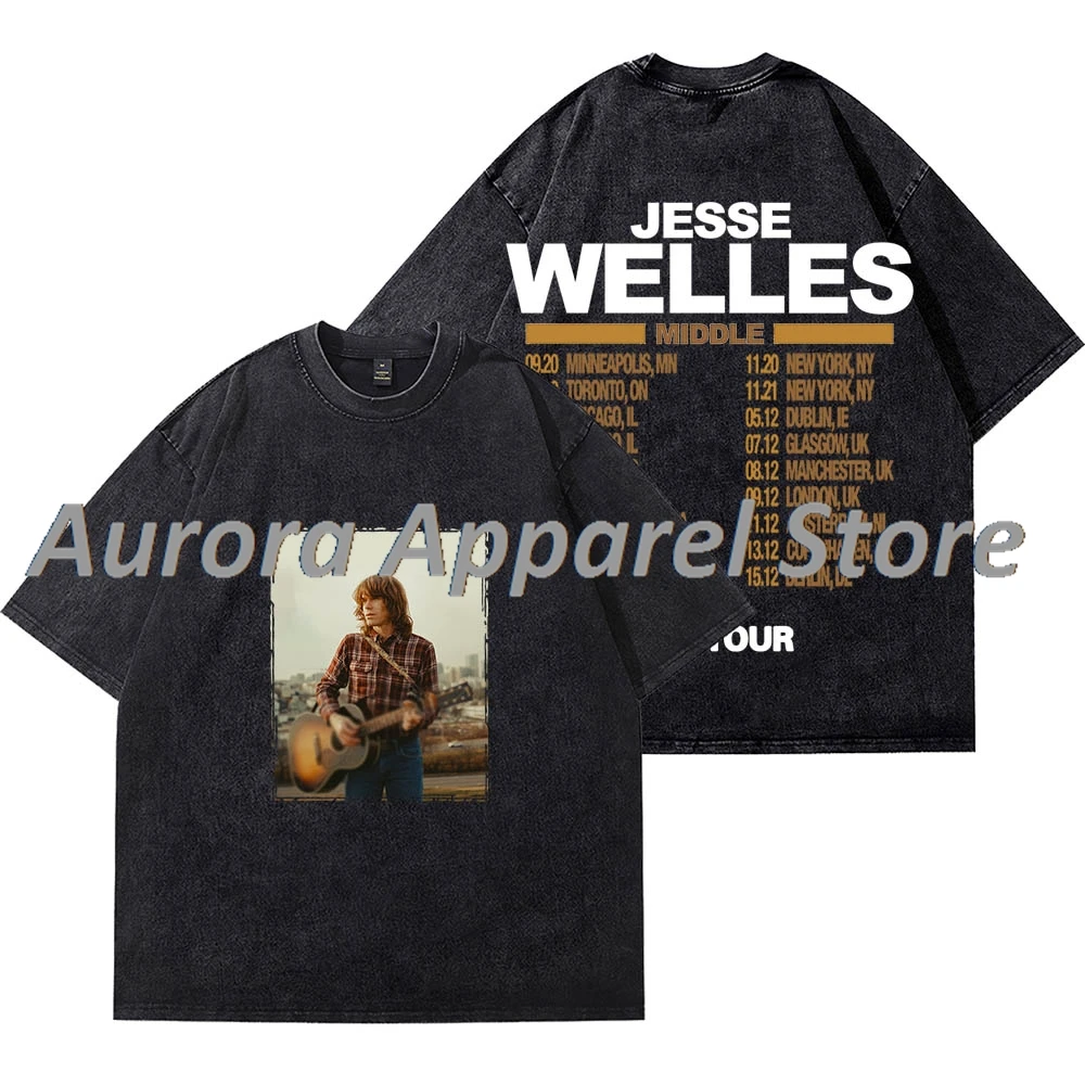 Футболка Jesse Welles Middle World Tour 2025 для косплея, женские и мужские модные хлопковые футболки с короткими рукавами
Футболка Jesse Welles Middle World Tour 2025 для косплея, женские и мужские модные хлопковые футболки с короткими рукавами