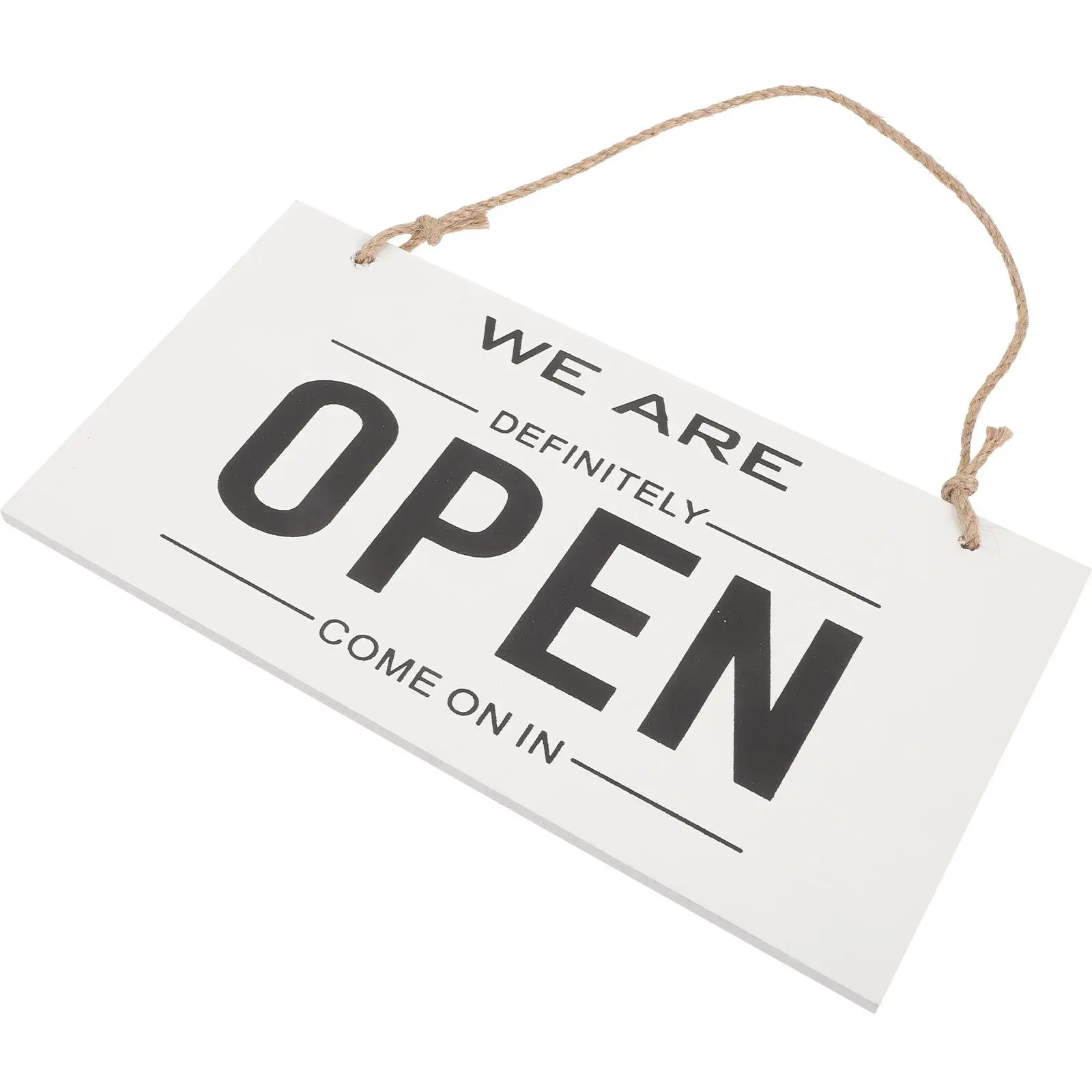Wooden Door Sign Double Sided Open Closed Business Signs with Rope Hanging Decoration for Store Window Door Display
Wooden Door Sign Double Sided Open Closed Business Signs with Rope Hanging Decoration for Store Window Door Display