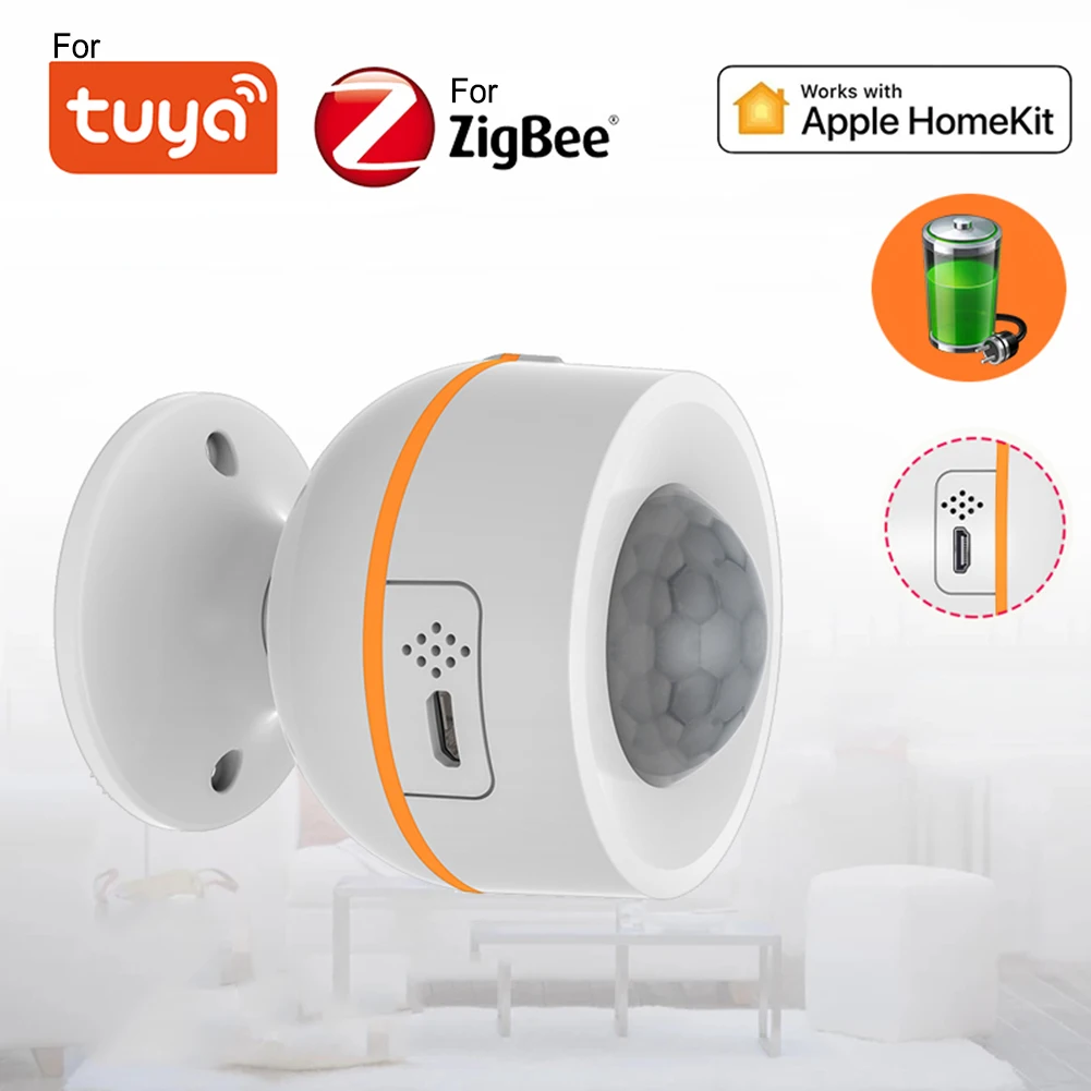 Беспроводной датчик движения Tuya Zig Bee, инфракрасный датчик движения с питанием от USB
Беспроводной датчик движения Tuya Zig Bee, инфракрасный датчик движения с питанием от USB