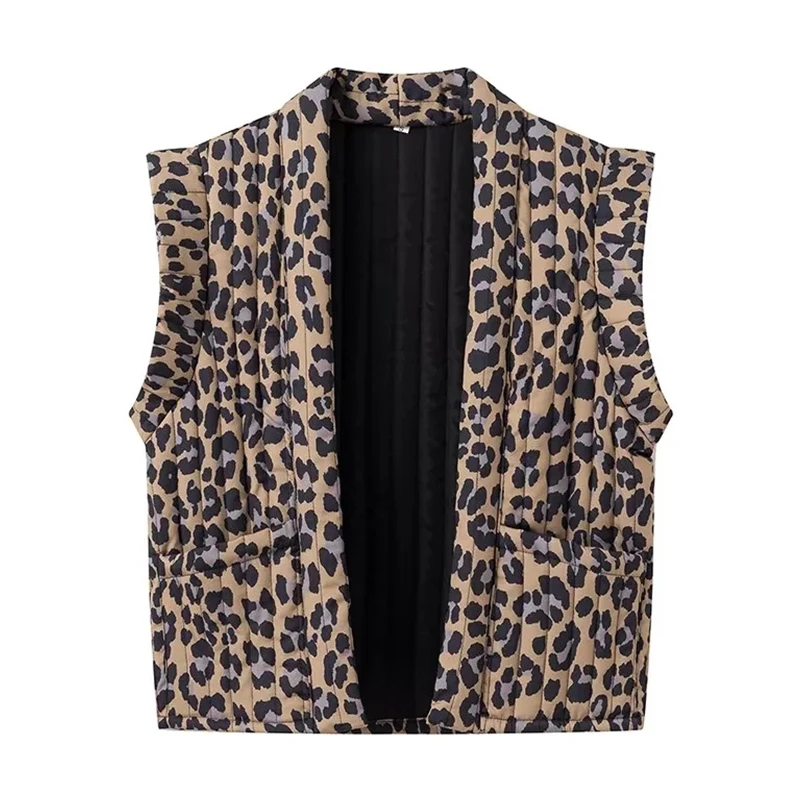 Женский зимний толстый жилет с леопардовым принтом, уличный стиль, модные элегантные женские топы без рукавов, повседневная теплая одежда, уличная одежда
Женский зимний толстый жилет с леопардовым принтом, уличный стиль, модные элегантные женские топы без рукавов, повседневная теплая одежда, уличная одежда