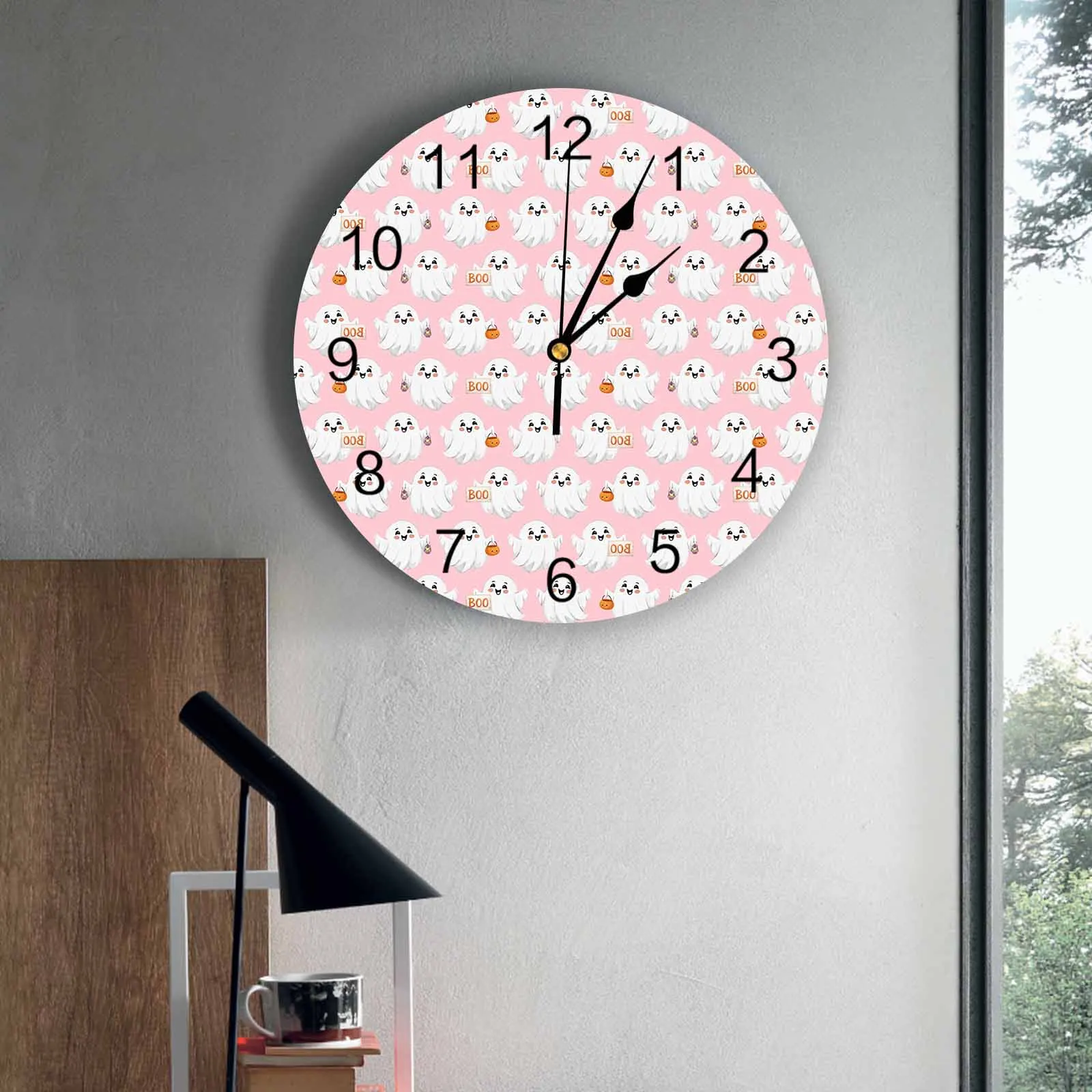 Bedroom Wall Clocks Halloween Cute Cartoon Ghost Living Room Clocks Ornaments Baby Room Study Mute Wall Clocks
Bedroom Wall Clocks Halloween Cute Cartoon Ghost Living Room Clocks Ornaments Baby Room Study Mute Wall Clocks