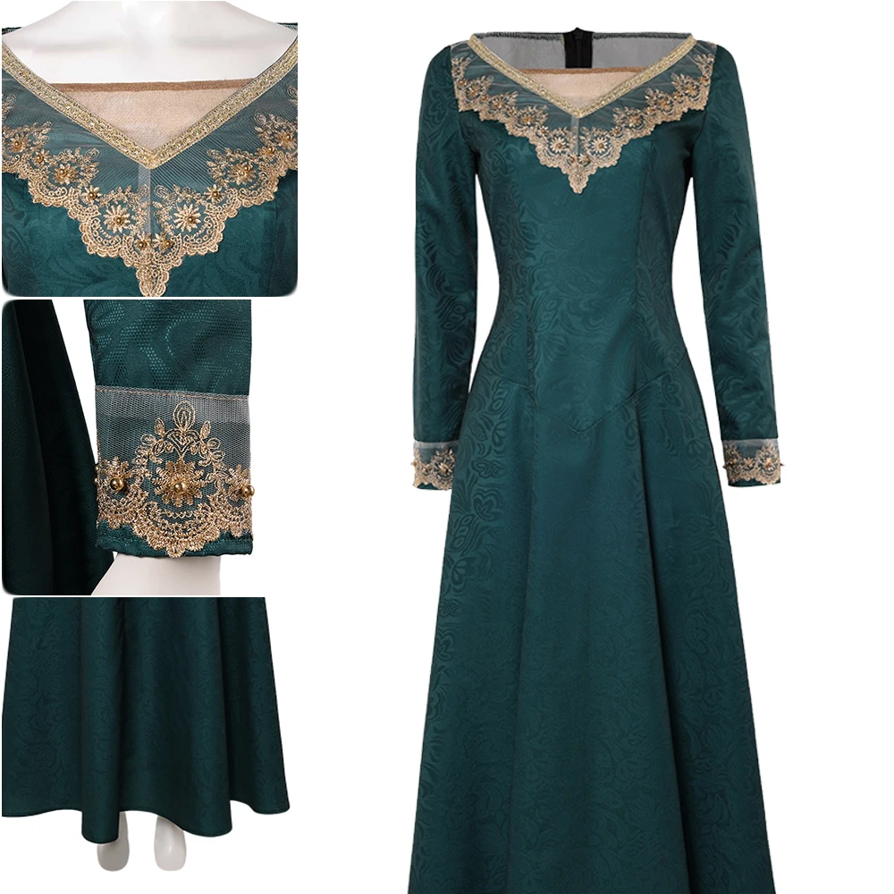 2026 Medieval Alicent Hightower Cosplay Fantasy Green Dress TV Dragon 3 Cosplay House Women Costume Disguise Halloween Outfits
2026 Medieval Alicent Hightower Cosplay Fantasy Green Dress TV Dragon 3 Cosplay House Women Costume Disguise Halloween Outfits