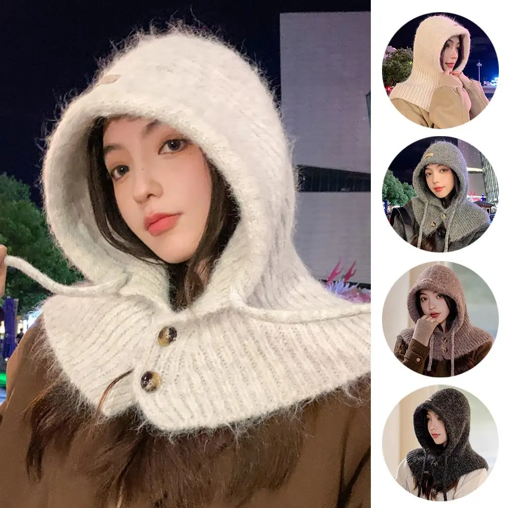 Bonnet Neck Collar Beanies Cap Balaclava Caps Hooded Hat Warm Unisex Winter Hats Ski Beanie Cold Knitted Scarf Cap Women
Bonnet Neck Collar Beanies Cap Balaclava Caps Hooded Hat Warm Unisex Winter Hats Ski Beanie Cold Knitted Scarf Cap Women