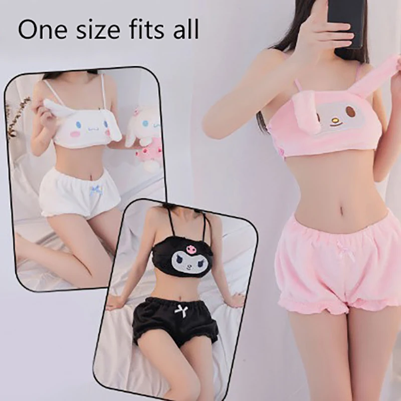 Sanrio мультфильм новые сексуальные пижамы Горячие девушки пушистые Подтяжки пижамы шорты комплект подарок для девочки
Sanrio мультфильм новые сексуальные пижамы Горячие девушки пушистые Подтяжки пижамы шорты комплект подарок для девочки
