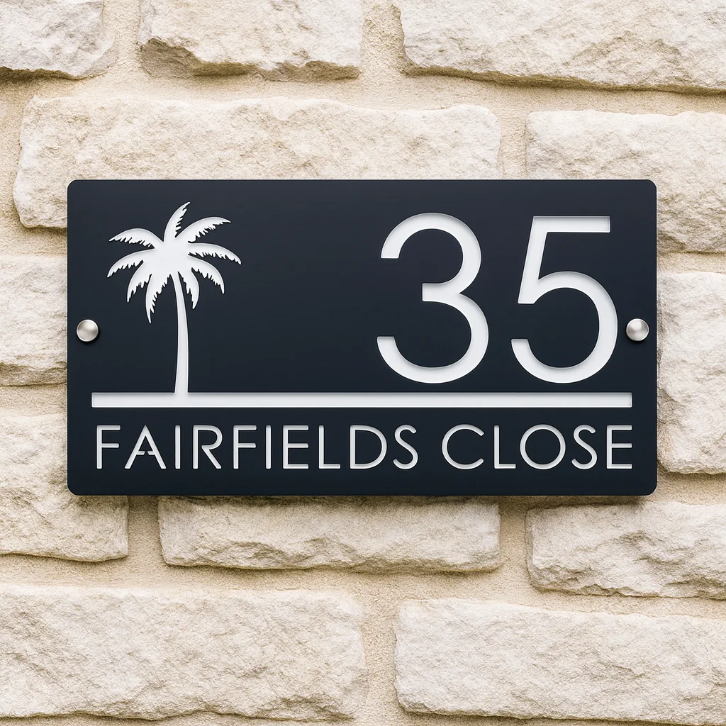 Personalized House Number Plaque Custom Door Sign Modern Acrylic Address Plate Outdoor Waterproof Street Name Sign Tree Design
Personalized House Number Plaque Custom Door Sign Modern Acrylic Address Plate Outdoor Waterproof Street Name Sign Tree Design