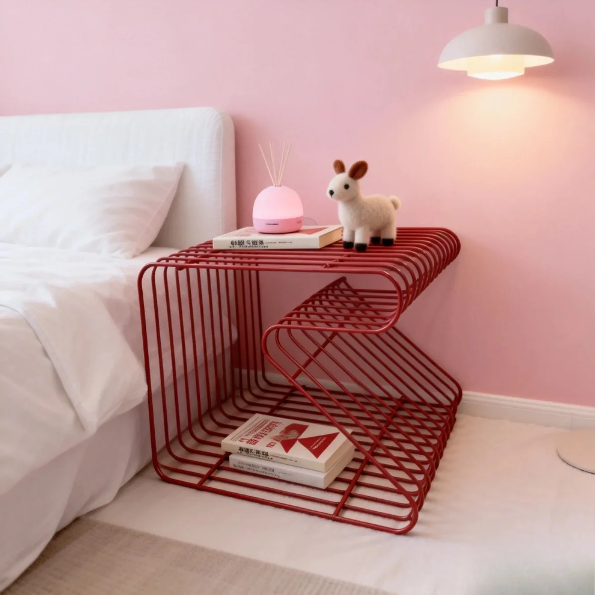 Creative Iron Metal Side Table, Corner Storage Rack, Multi-Functional Nightstand Organizer, Small Coffee Table for Living Room
Creative Iron Metal Side Table, Corner Storage Rack, Multi-Functional Nightstand Organizer, Small Coffee Table for Living Room