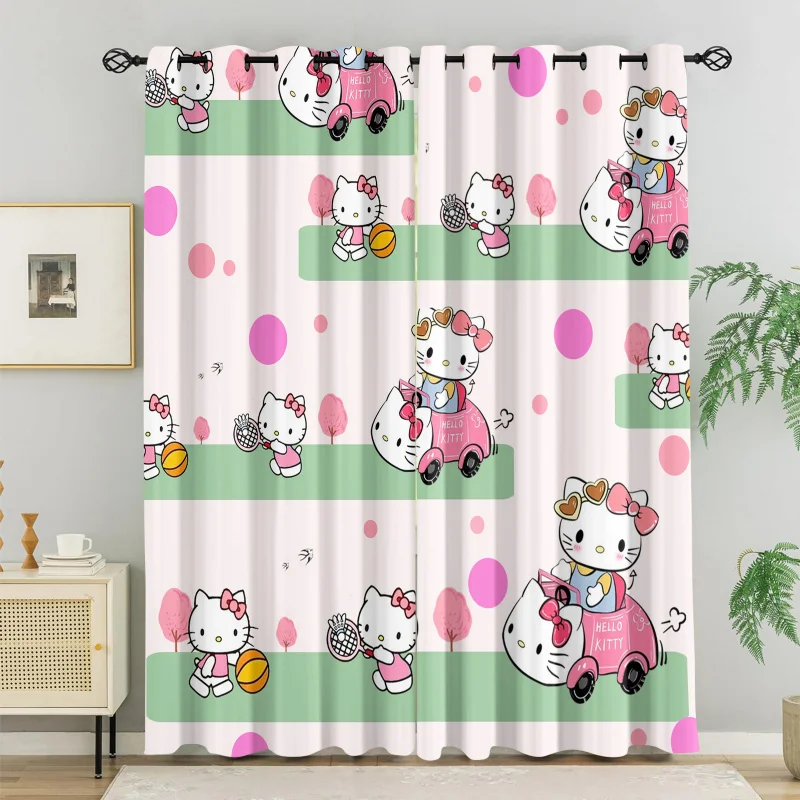 Sanrio Hello Kitty Blackout Curtains Kawaii Cartoon Print Window Drapes for Girls Bedroom Kids Room Decor
Sanrio Hello Kitty Blackout Curtains Kawaii Cartoon Print Window Drapes for Girls Bedroom Kids Room Decor