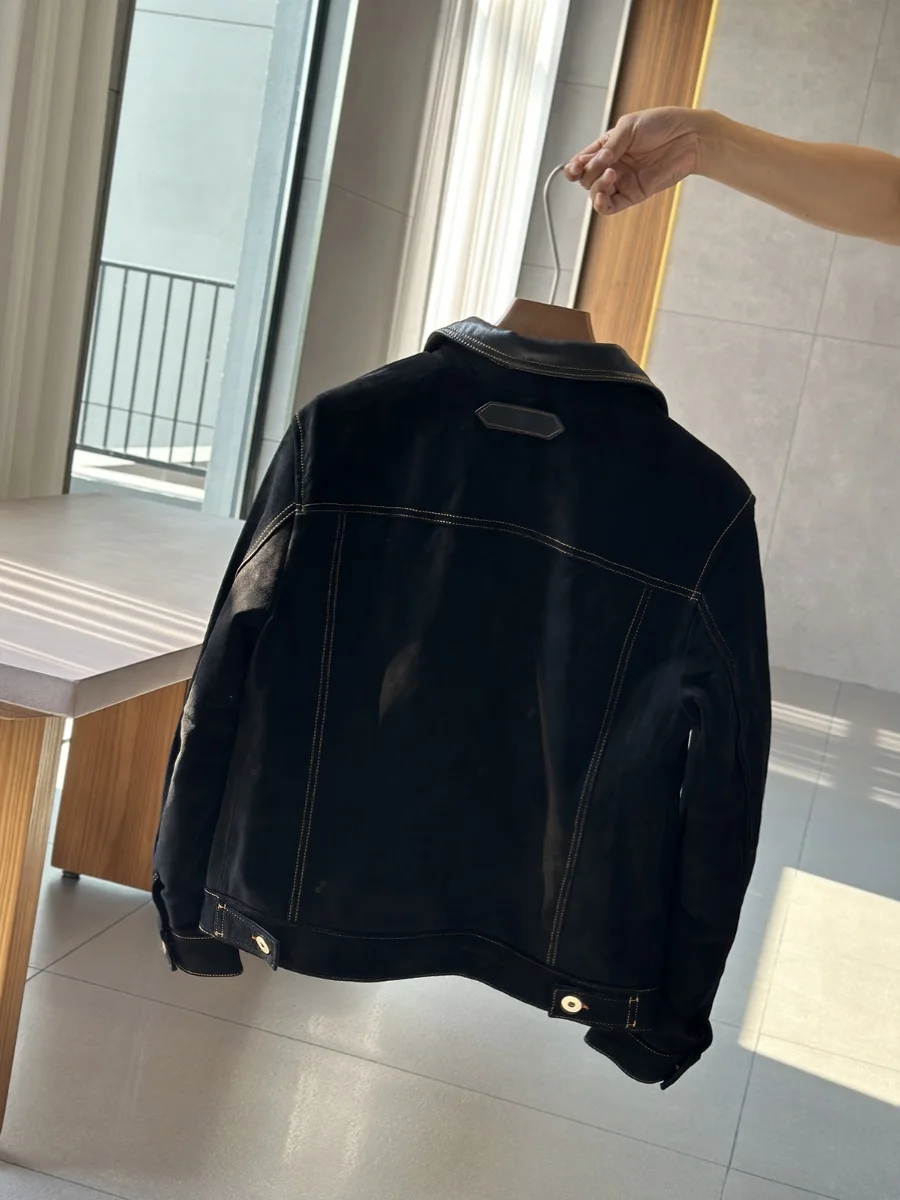 Retro Vintage Leather Jaet Men's Biker Jaet Classic Workwear Genuine Heavy Du Faded Dyeing Spring Autumn Casual Coat
Retro Vintage Leather Jaet Men's Biker Jaet Classic Workwear Genuine Heavy Du Faded Dyeing Spring Autumn Casual Coat