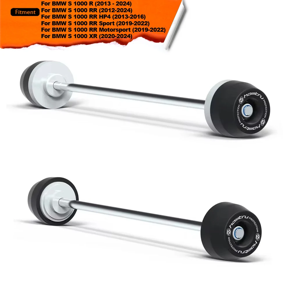 Motorcycle Spindle Bobbins Protection Set for BMW S1000R S1000RR 2013-2023 S1000XR M1000RR 2020-2024
Motorcycle Spindle Bobbins Protection Set for BMW S1000R S1000RR 2013-2023 S1000XR M1000RR 2020-2024