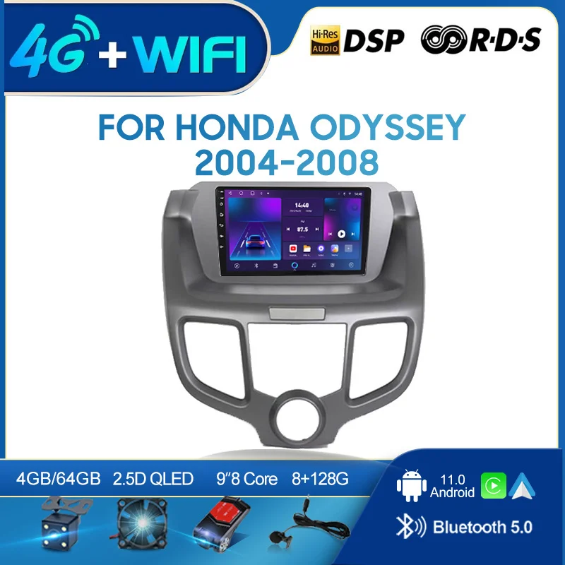 QSZN для HONDA Odyssey 2004-2008 LHD 2 din Android 12,0 Автомобильный радиоприемник Мультимедийный видеоплеер GPS-навигация 4G Carplay Головное устройство
QSZN для HONDA Odyssey 2004-2008 LHD 2 din Android 12,0 Автомобильный радиоприемник Мультимедийный видеоплеер GPS-навигация 4G Carplay Головное устройство