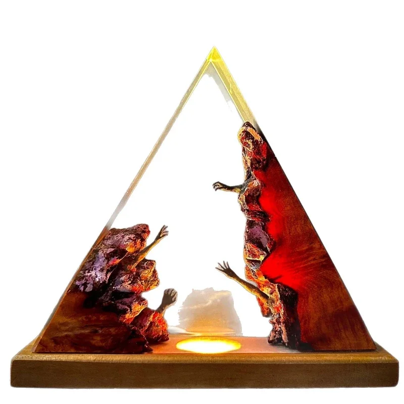 Lord of the Rings epoxy resin wooden night light, handmade gift marine resin light boyfriend gift home decoration
Lord of the Rings epoxy resin wooden night light, handmade gift marine resin light boyfriend gift home decoration