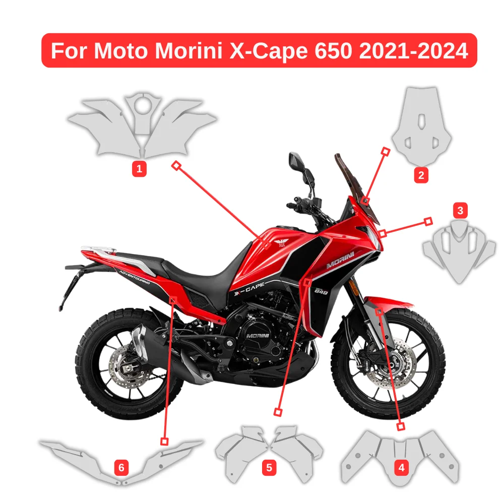 For Morini X-Cape 650 2024 PPF TPU Protective Film Self-Healing Full Body Paint Protection Scratch Resistant Kit 650 2021-2024
For Morini X-Cape 650 2024 PPF TPU Protective Film Self-Healing Full Body Paint Protection Scratch Resistant Kit 650 2021-2024