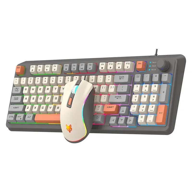 Lighting USB Wired Keyboard Set Mechanical Feel Luminous Keyboard Mouse Set Office Game Keyboard and Mouse for Desktop Laptop
Lighting USB Wired Keyboard Set Mechanical Feel Luminous Keyboard Mouse Set Office Game Keyboard and Mouse for Desktop Laptop