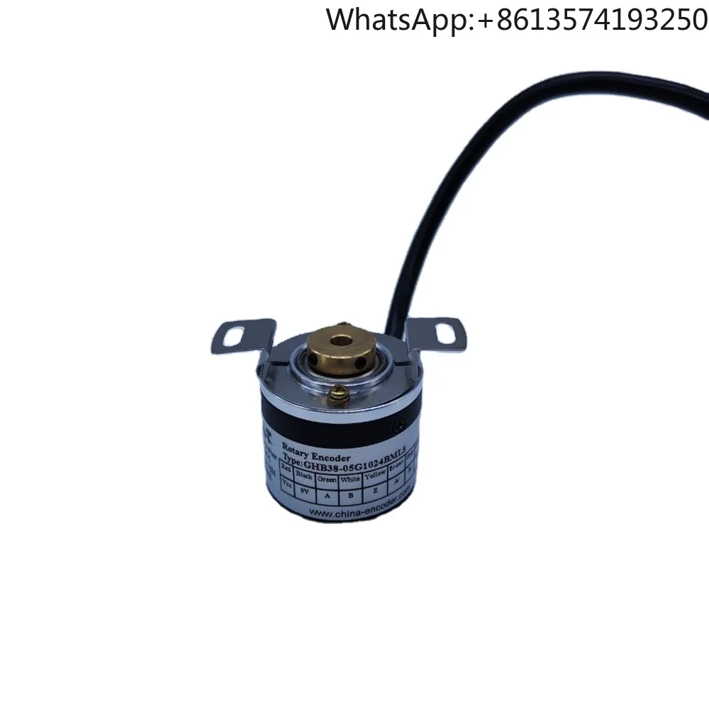 GHB38-05G1024BML5 1024pulse 5mm Blind Hollow Shaft 5V Line Driver Incremental Rotary Encoder for Embroidery Machine
GHB38-05G1024BML5 1024pulse 5mm Blind Hollow Shaft 5V Line Driver Incremental Rotary Encoder for Embroidery Machine