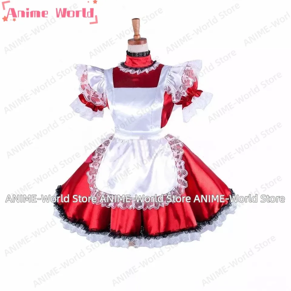 Sissy Seksikas Punane Neiu Satin Pits Cosplay Kohandatud Customized Halloween Costume
Sissy Seksikas Punane Neiu Satin Pits Cosplay Kohandatud Customized Halloween Costume