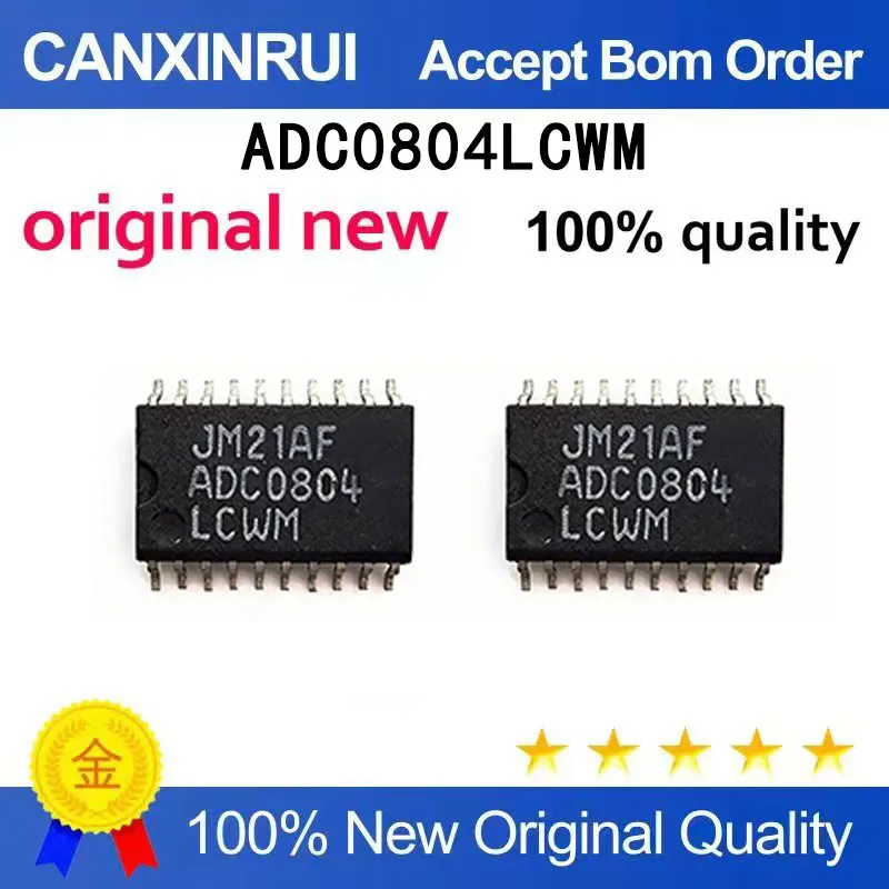 (5-100 pieces)Brand new stock ADC0804LCWM ADC0804 SOP-20
(5-100 pieces)Brand new stock ADC0804LCWM ADC0804 SOP-20
