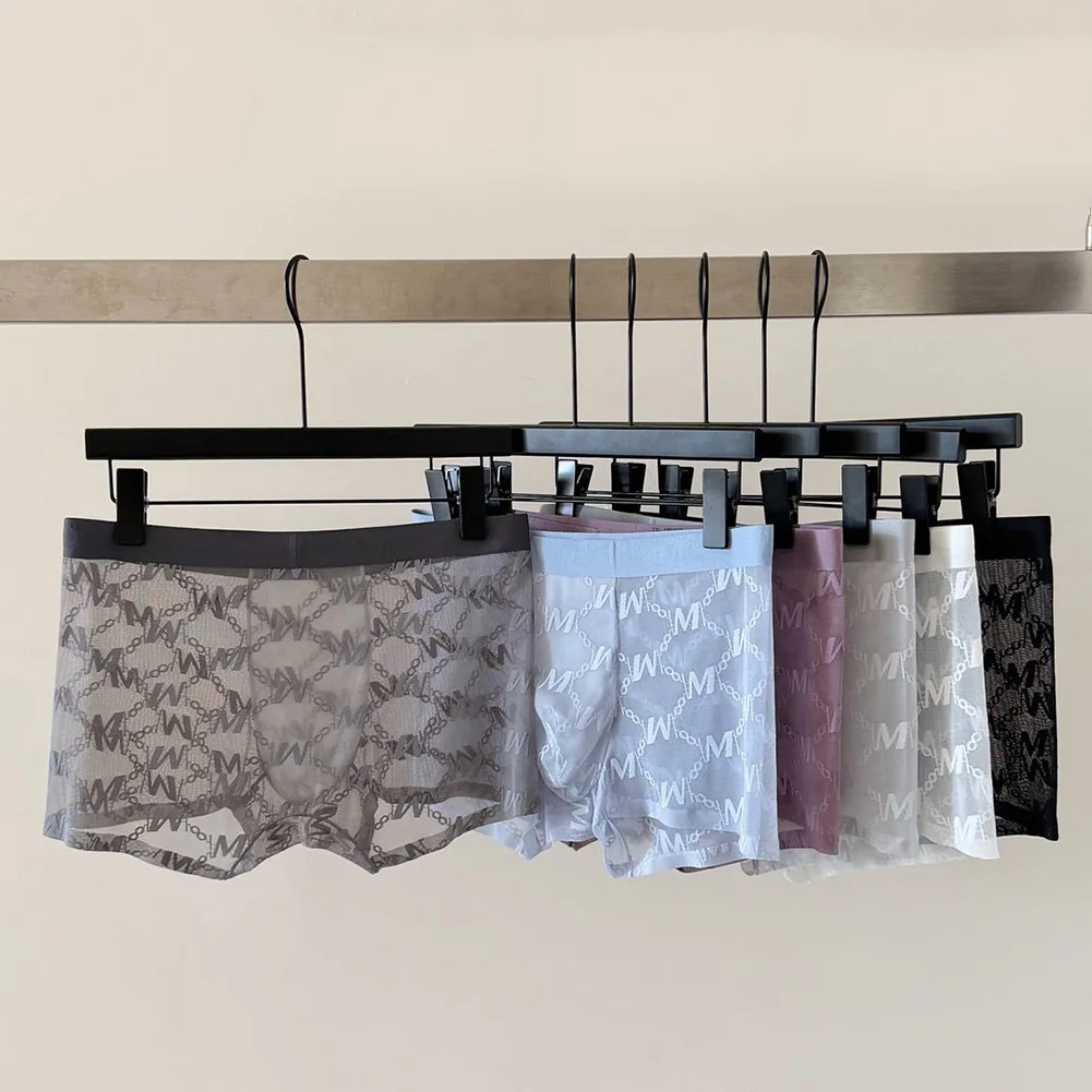 Quick Drying Ultra-Thin Sexy Underpants Men Jacquard Mesh Boxers Shorts Underwear Breathable Soft Man Boxer Briefs
Quick Drying Ultra-Thin Sexy Underpants Men Jacquard Mesh Boxers Shorts Underwear Breathable Soft Man Boxer Briefs