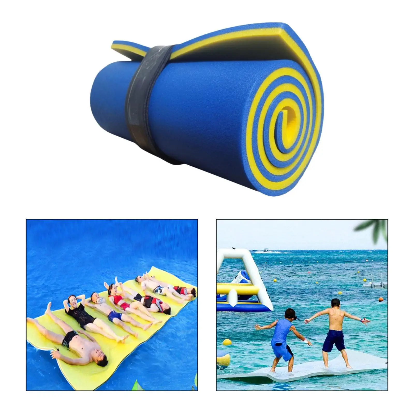 70.8x21.6inch Floating Water Pad Blanket Portable Soft Xpe Foam for Swimming Diving Lightweight Yellow and Blue Multifunctional
70.8x21.6inch Floating Water Pad Blanket Portable Soft Xpe Foam for Swimming Diving Lightweight Yellow and Blue Multifunctional
