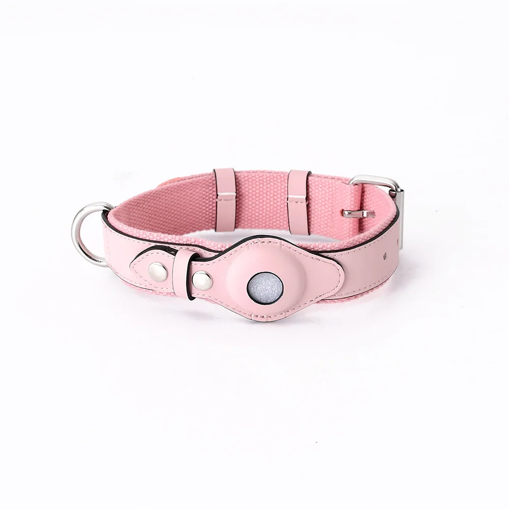 Customizable Small Medium Large Pet Collar Soft Pink Leather GPS Tracker Airtag Holder Printed Ribbon Pet Safety Dogs Cats
Customizable Small Medium Large Pet Collar Soft Pink Leather GPS Tracker Airtag Holder Printed Ribbon Pet Safety Dogs Cats