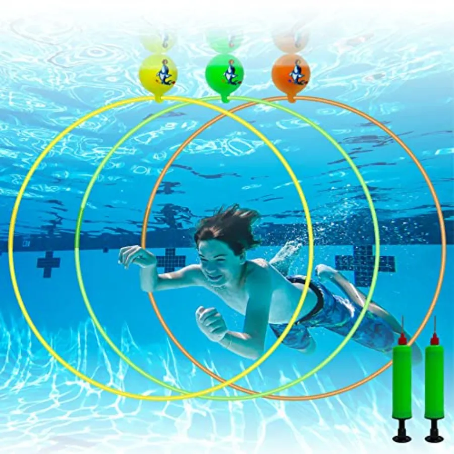 DivingRings 3 Pcs, 32 inch Diving Toys, Swimming Pool Diving Toys, Fun Pool Game, Summer Swim Through Rings, Pool Toys for and
DivingRings 3 Pcs, 32 inch Diving Toys, Swimming Pool Diving Toys, Fun Pool Game, Summer Swim Through Rings, Pool Toys for and