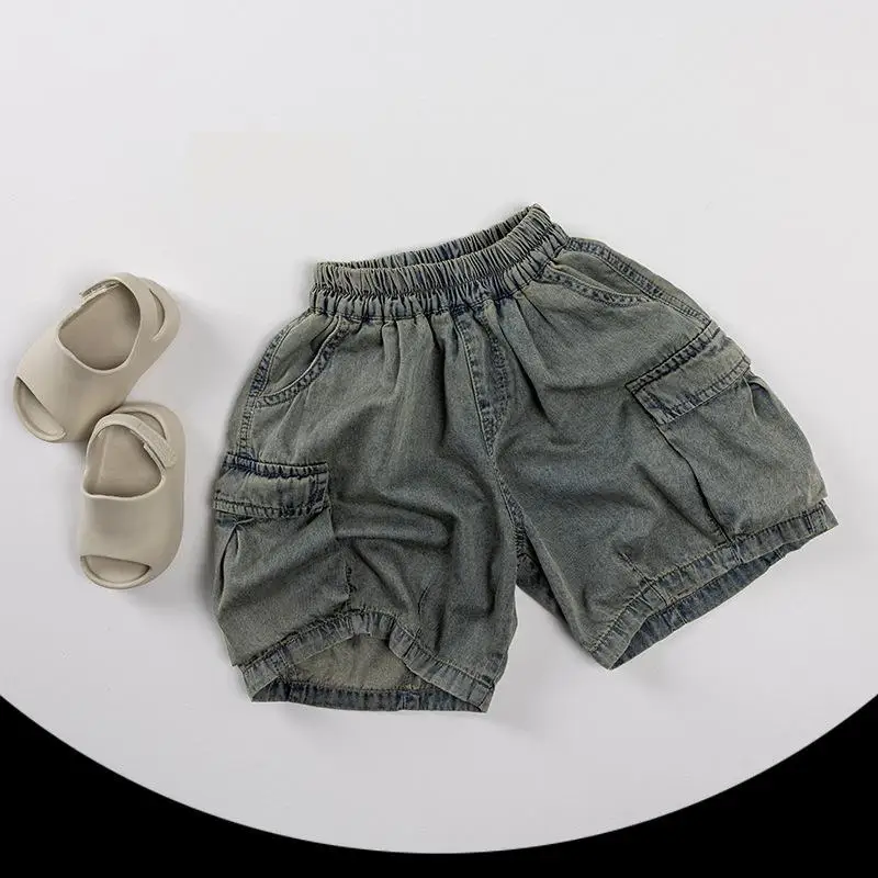 2025 Summer New Children Denim Shorts Solid Girls Casual Pants Vintage Distress Jeans For Boys Loose Shorts Kids Baby Clothes
2025 Summer New Children Denim Shorts Solid Girls Casual Pants Vintage Distress Jeans For Boys Loose Shorts Kids Baby Clothes
