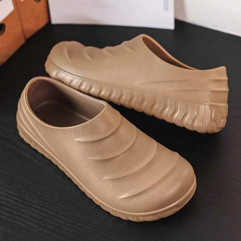 Summer Men's Slippers Indoor Waterproof Chef Fishing Shoes Garden Clogs Beach Sandal For Pet Workers Male Couple Outdoor Slipper
Summer Men's Slippers Indoor Waterproof Chef Fishing Shoes Garden Clogs Beach Sandal For Pet Workers Male Couple Outdoor Slipper