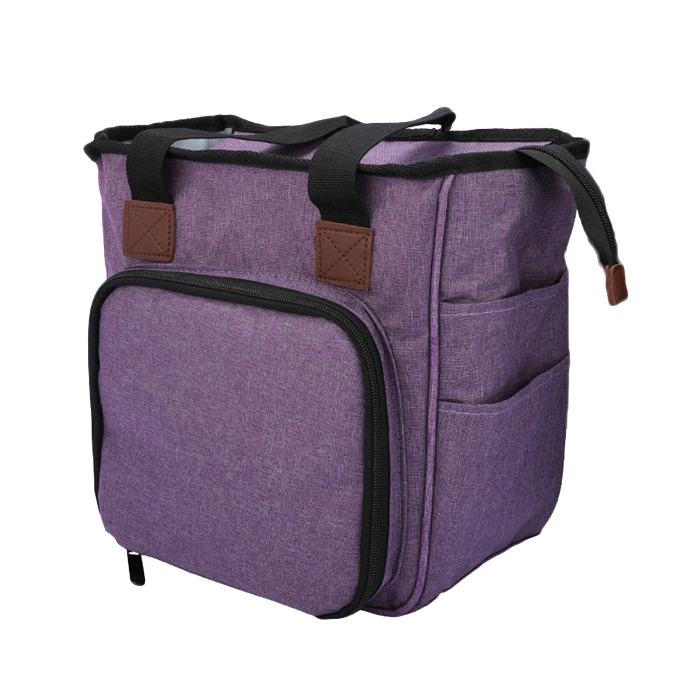 Large Capacity Crochet Yarn Storage Bag Multi Compartment Knitting Organizer Tote Shoulder Bag For Home Travel Purple 
Large Capacity Crochet Yarn Storage Bag Multi Compartment Knitting Organizer Tote Shoulder Bag For Home Travel Purple