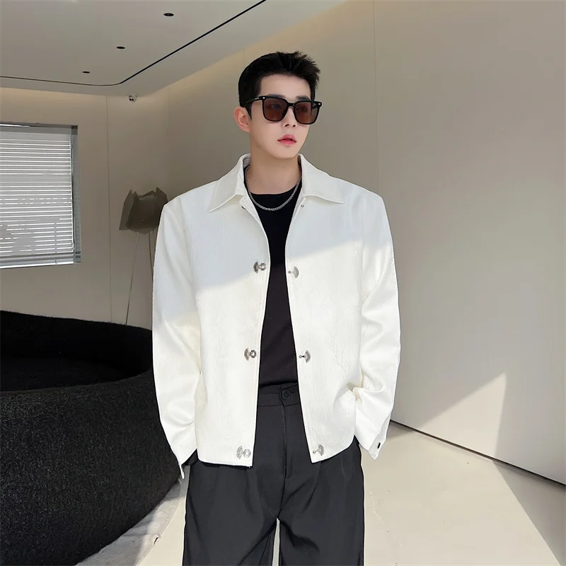 Spring New Sle Casual Jaet Loose Fit Trendy Chinese Design Fabric High End Feeling Men's Outerwear Youth ular Long Sve
Spring New Sle Casual Jaet Loose Fit Trendy Chinese Design Fabric High End Feeling Men's Outerwear Youth ular Long Sve
