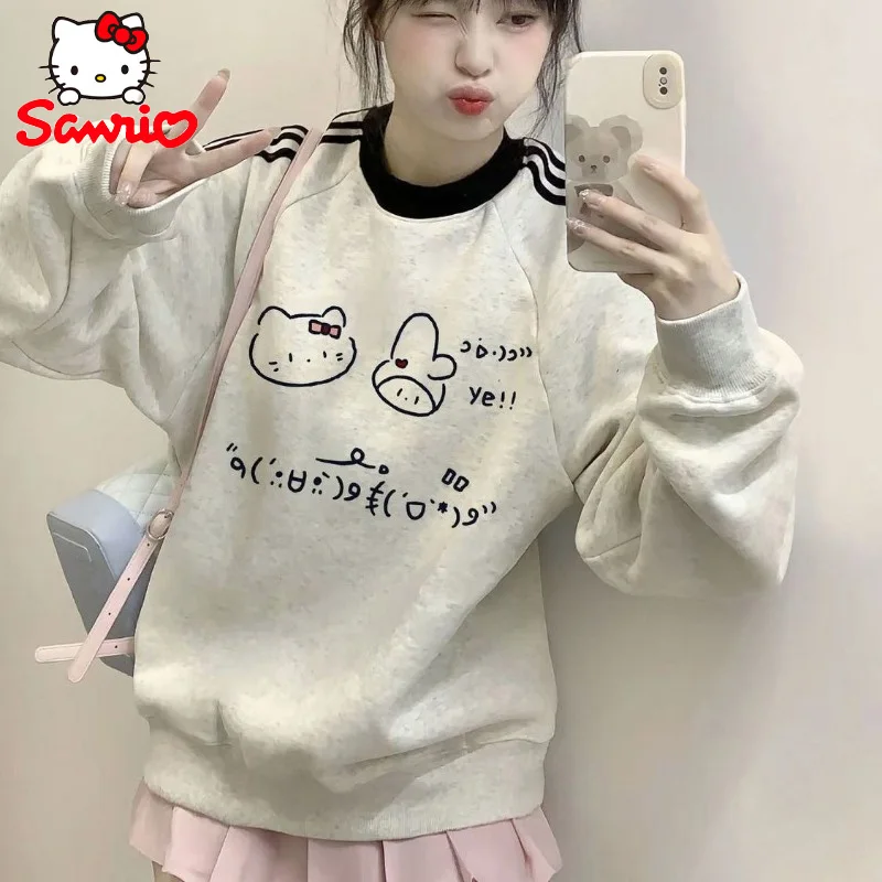 Толстовка Hello Kitty My Melody Kawaii Sweet Autumn College Аниме Мультфильм Свободный топ с круглым вырезом Hello Kitty Толстовка с капюшоном Подарок на день рождения
Толстовка Hello Kitty My Melody Kawaii Sweet Autumn College Аниме Мультфильм Свободный топ с круглым вырезом Hello Kitty Толстовка с капюшоном Подарок на день рождения