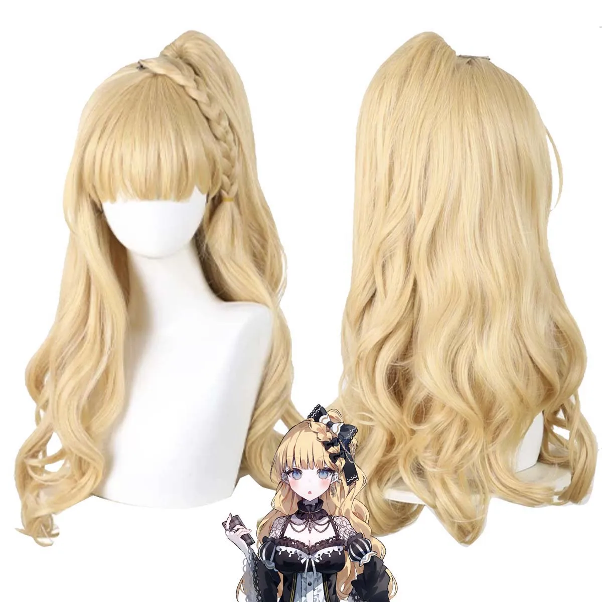 Women Anime Magical Girl Witch Trial Saeki Miria Cosplay Blonde Heat Resistant Synthetic Hair Wig
Women Anime Magical Girl Witch Trial Saeki Miria Cosplay Blonde Heat Resistant Synthetic Hair Wig