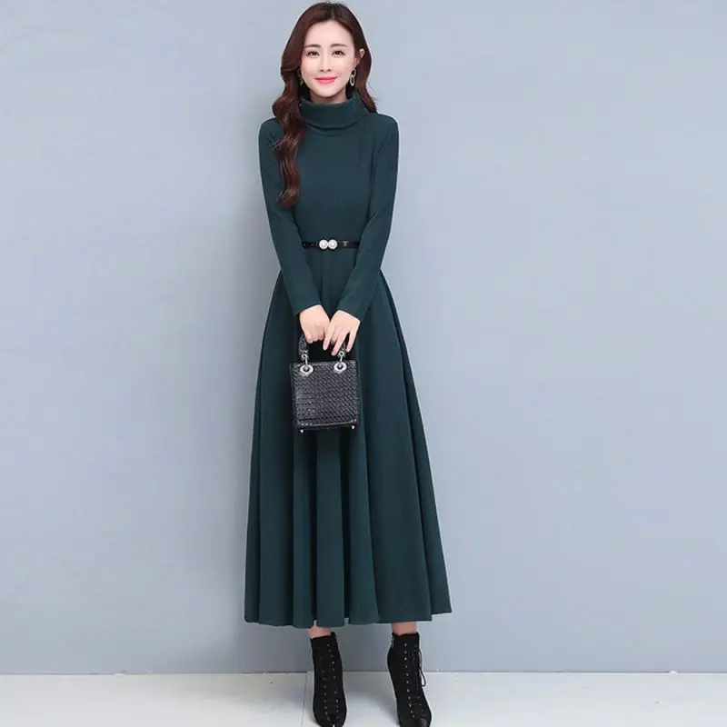 Women's Clothing 2023 Autumn/Winter New Double Sided Velvet Thickened Mid Length Fashion Solid Color High Neck Bottom Dress
Women's Clothing 2023 Autumn/Winter New Double Sided Velvet Thickened Mid Length Fashion Solid Color High Neck Bottom Dress