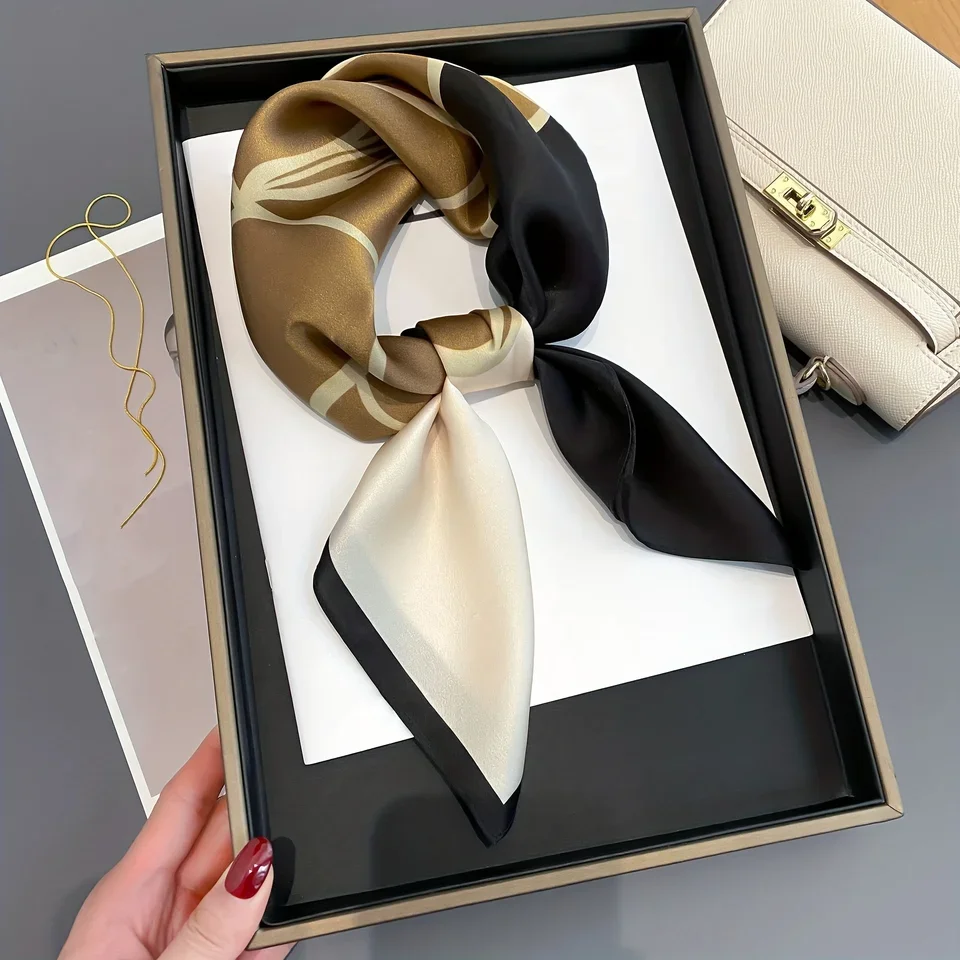 27.5" Simple Seagull Printed Square Scarf Stylish Silk Satin Shawl Spring Autumn Thin Sunscreen Headscarf For Women
27.5" Simple Seagull Printed Square Scarf Stylish Silk Satin Shawl Spring Autumn Thin Sunscreen Headscarf For Women