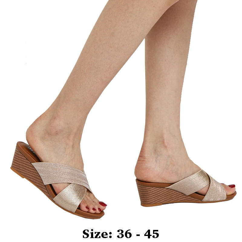 High quality flat sandals for women 5cm mid heel new summer 2025 size 36 44 45 open toe casual beach shoe black gold pink
High quality flat sandals for women 5cm mid heel new summer 2025 size 36 44 45 open toe casual beach shoe black gold pink