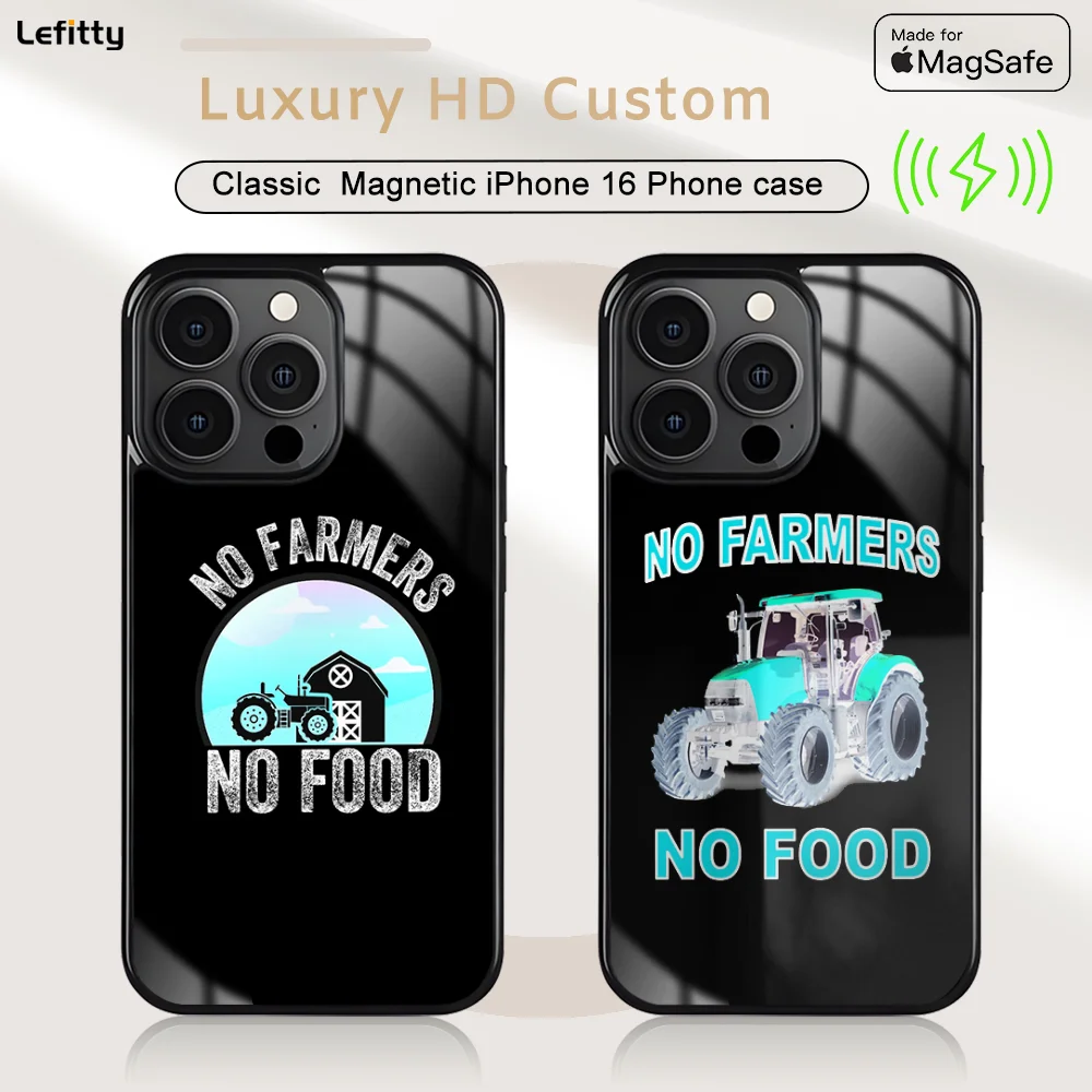 No Farmers No Food Phone Case For iPhone 16 15 14 13 12 11 Pro Max Plus Mini Magnetic Magsafe Wireless Charging Cover
No Farmers No Food Phone Case For iPhone 16 15 14 13 12 11 Pro Max Plus Mini Magnetic Magsafe Wireless Charging Cover