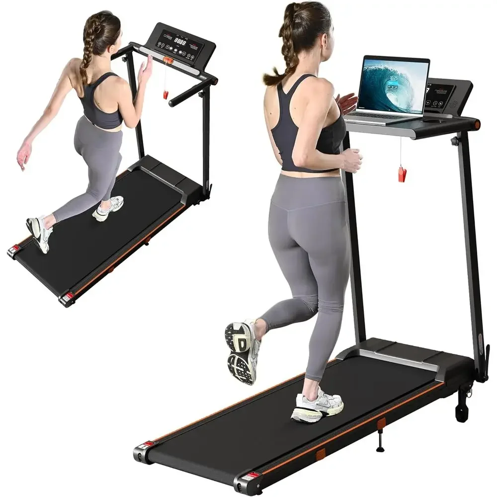 Compact 3-in-1 Treadmill with Incline and Removable Desk, Ideal for Small Spaces, Supports 300 Lbs
Compact 3-in-1 Treadmill with Incline and Removable Desk, Ideal for Small Spaces, Supports 300 Lbs