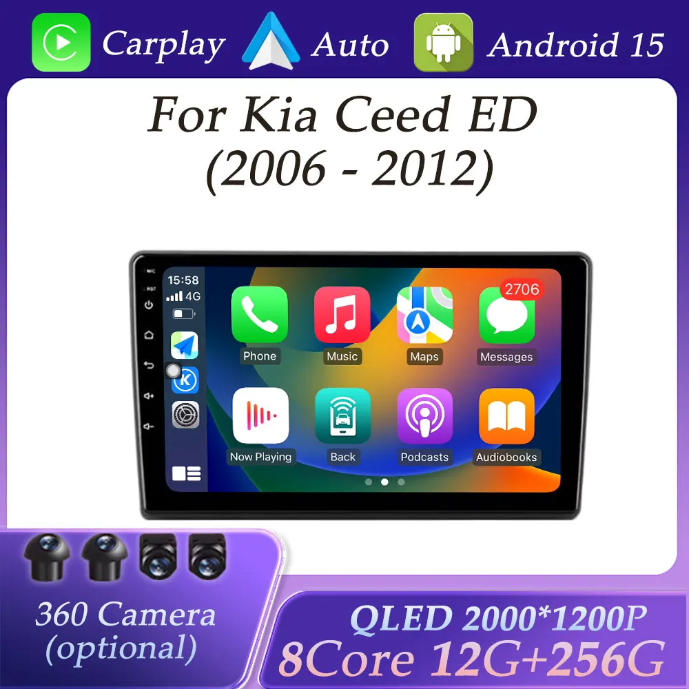 GPS Navigation Split Screen CarPlay Car Radio Video Audio Multimedia Player HD Screen for Kia Ceed ED 2006 - 2012 DSP Stereo BT
GPS Navigation Split Screen CarPlay Car Radio Video Audio Multimedia Player HD Screen for Kia Ceed ED 2006 - 2012 DSP Stereo BT