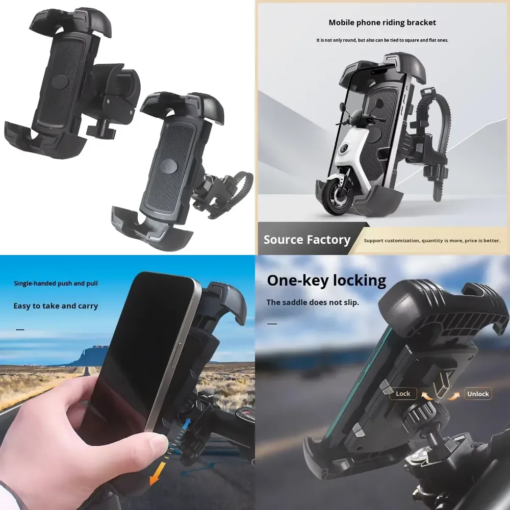 Cheap Quality Universal Scooter Motorcycle Motorbike Bike Phone Holder for 8-60mm Round Square Flat Handlebar
Cheap Quality Universal Scooter Motorcycle Motorbike Bike Phone Holder for 8-60mm Round Square Flat Handlebar