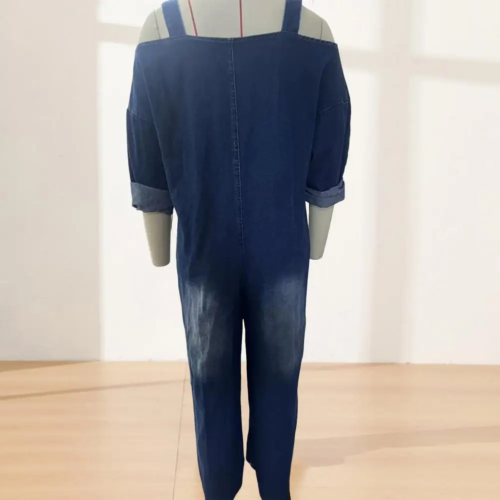 Denim Overalls Summer Denim Jumpsuit for Women Long Sleeve Off Shoulder Overalls with Adjustable Straps Wide Leg Baggy for Women
Denim Overalls Summer Denim Jumpsuit for Women Long Sleeve Off Shoulder Overalls with Adjustable Straps Wide Leg Baggy for Women