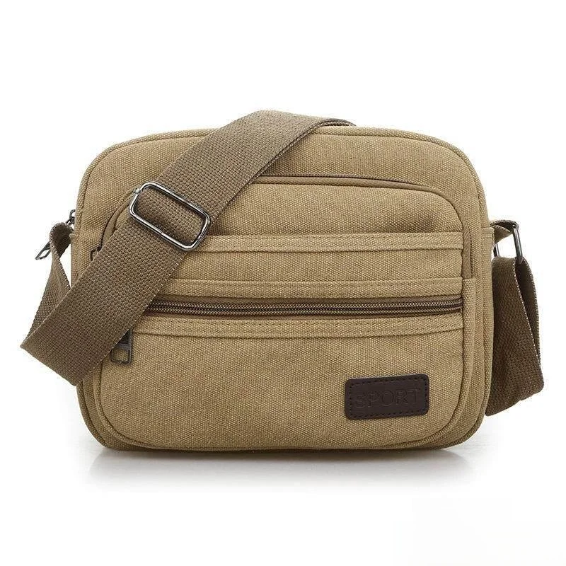 Casual Canvas Men's Shoulder Bag Crossbody Business Money Collection Fashionable Youth Multi-purpose Selling Goods Bag
Casual Canvas Men's Shoulder Bag Crossbody Business Money Collection Fashionable Youth Multi-purpose Selling Goods Bag