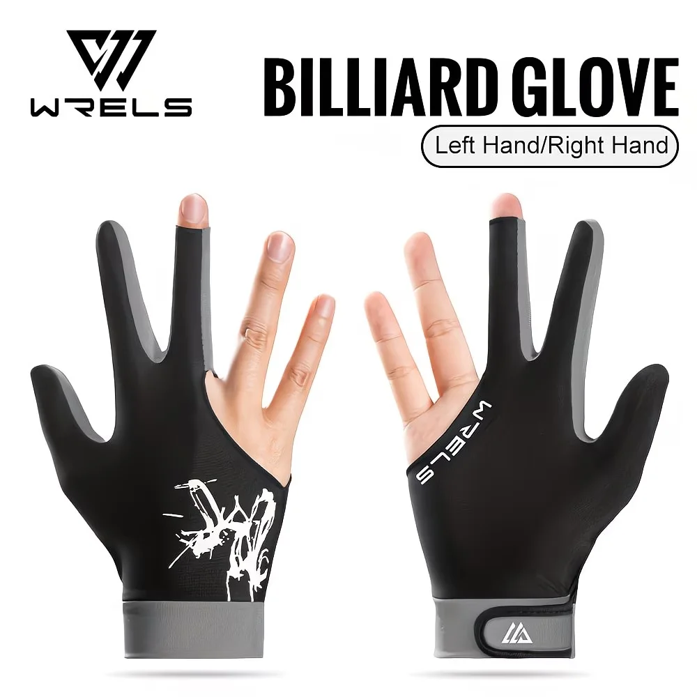 WRELS Three Finger Billiards Glove Breathable Sweat-Wicking Anti-Slip Adjustable Billiard Glove Elastic Billiard Training Gloves
WRELS Three Finger Billiards Glove Breathable Sweat-Wicking Anti-Slip Adjustable Billiard Glove Elastic Billiard Training Gloves