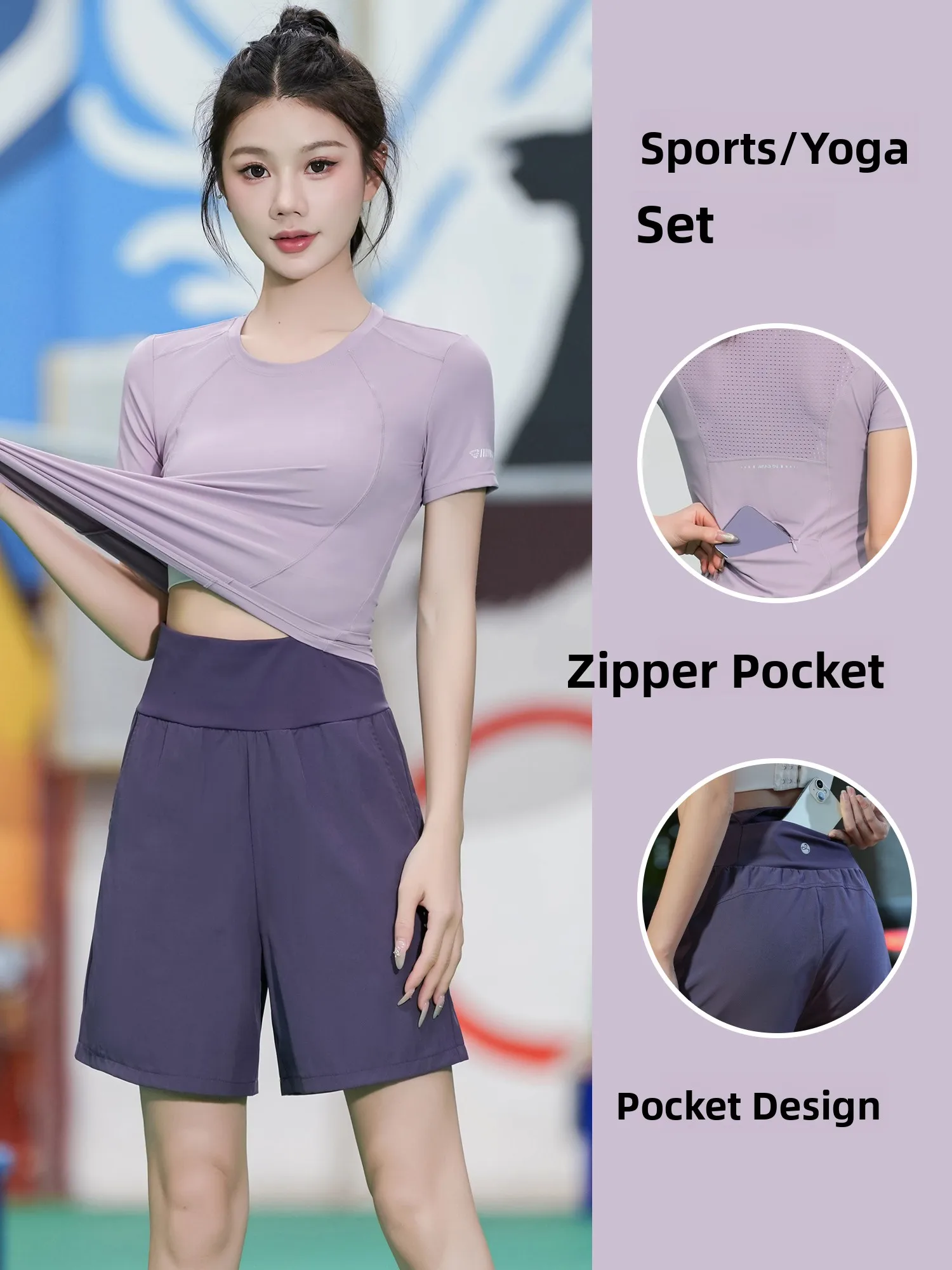 Свободный спортивный костюм для бадминтона большого размера, женский летний дышащий спортивный костюм Fitn ort Sve Profional Morning Run Qui Dry Clothes
Свободный спортивный костюм для бадминтона большого размера, женский летний дышащий спортивный костюм Fitn ort Sve Profional Morning Run Qui Dry Clothes