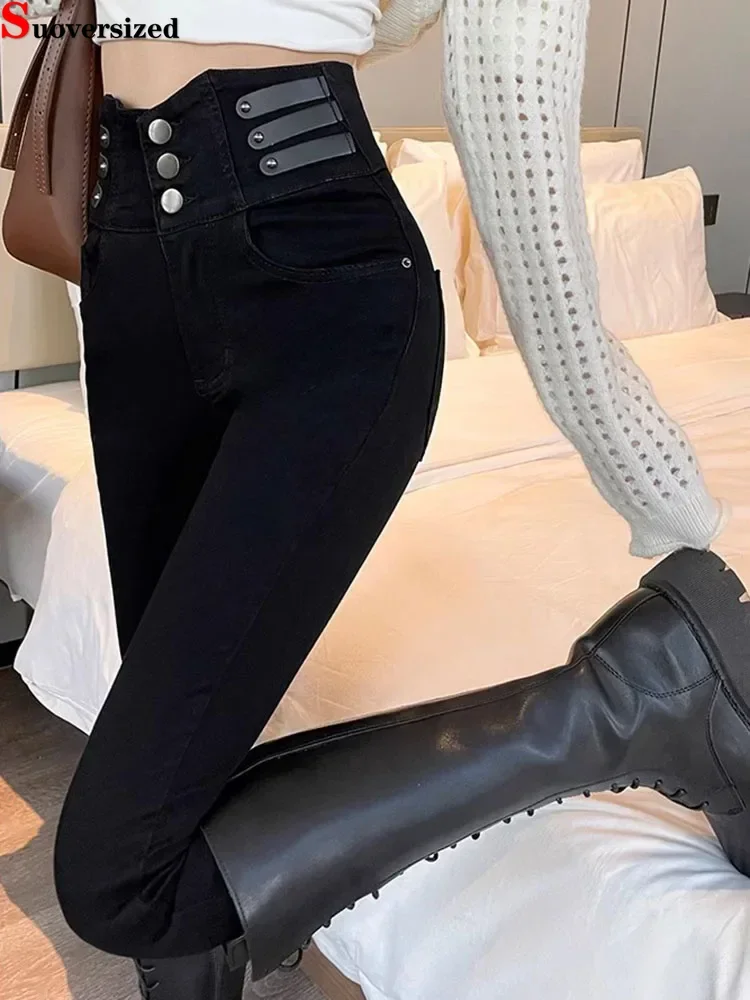 Skinny Hight Waist Pencil Jeans Woman Korean Streetwear Stretch Denim Pants Spring Vintage Casual Kot Pantolon Slim Vaqueros
Skinny Hight Waist Pencil Jeans Woman Korean Streetwear Stretch Denim Pants Spring Vintage Casual Kot Pantolon Slim Vaqueros