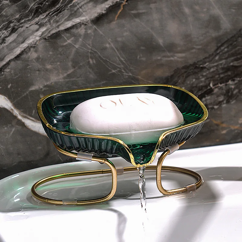 Gold Edged Toilet Soap Drain Box Bathroom Corner Storage Tray with Drainage Hole Household Shelf for Soap Sponge Organizer
Gold Edged Toilet Soap Drain Box Bathroom Corner Storage Tray with Drainage Hole Household Shelf for Soap Sponge Organizer