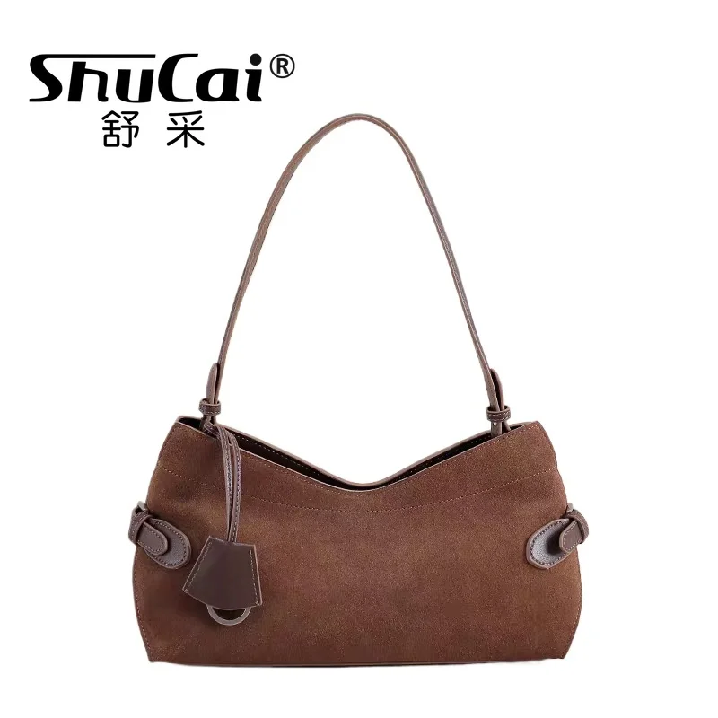 Autumn Winter Fashion Women's Suede Cow Leather Armpit Shoulder Bag Luxury Designer Brand High Quality Ladies Crossbody Bags New
Autumn Winter Fashion Women's Suede Cow Leather Armpit Shoulder Bag Luxury Designer Brand High Quality Ladies Crossbody Bags New