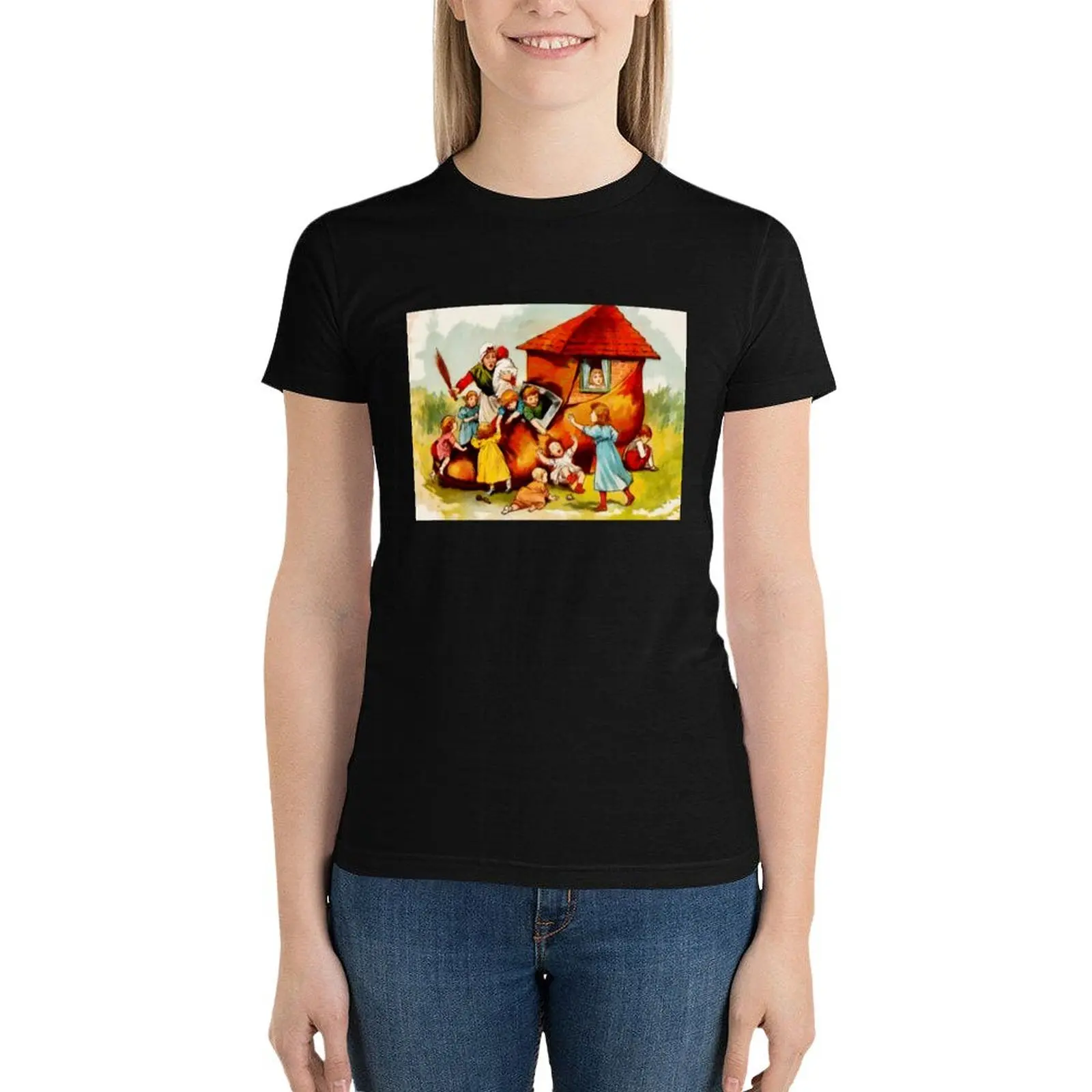 There Was an Old Woman Who Lived in a Shoe T-Shirt Female clothing lady clothes kawaii clothes woman t shirt
There Was an Old Woman Who Lived in a Shoe T-Shirt Female clothing lady clothes kawaii clothes woman t shirt